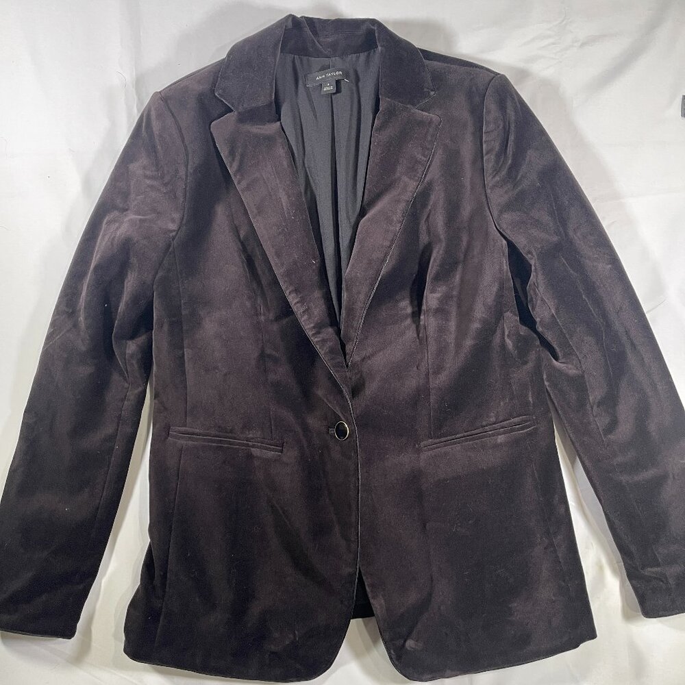 Ann Taylor Coats And Jackets Single-breasted Blazer Black Womens Size 8